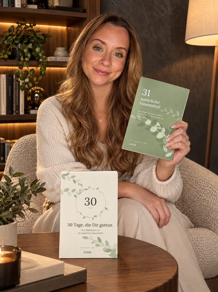 Lena mit ihren beiden Büchern